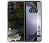 Funda Silicona Antigolpes para Samsung Galaxy Z Fold 5 5G diseño Acuarela 12 Dibujos