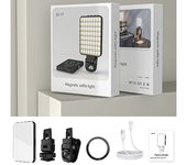 Magnetic Mini LED Ring Light Selfie Light For iPhone 16 15 Pro/15 Pro Max/14 Pro/14 Pro Max/13 Pro/Pro Max For Streaming TikTok