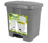 Coshano Cubo de basura papelera duo clasificador 46 Litros ecologic 2 en 1