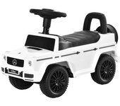 HOMCOM Correpasillos para Bebés de 12 a 36 Meses Coche Correpasillos Licencia Mercedes G350 con Compartimento de Almacenaje y Volante Carga 25 kg 62,5x28,5x45 cm
