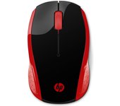 Ratón Inalámbrico HP 200 Empres Rojo