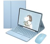 With Pencil Holder Keyboard Case for iPad 10 Generación 2022 Touchpad Keyboard BT Wireless Spanish