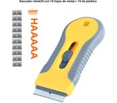 21Pcs/set Razor Blade Scraper for Car Glass with Extra Blades Car Sticker Lables Remover Tool Window Glass Cleaning Squeegee