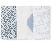 Pack 3 Muselinas Tous Baby Azul