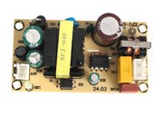 AC-DC 12V2A 24V1A Switching Power Supply Module Bare Circuit AC100-265V to DC12V2A DC24V1A Board for Replace/Repair