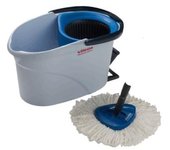 Cubo profesional Vileda Turbo Spin: Secado rápido, Mopa y Soporte Incluido (13 L)