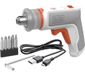 Black & Decker Atornillador Hexagonal BCRTA01-XJ 3,6V 1,5AH para Suministros Industriales