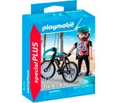 PLAYMOBIL - CICLISTA DE CARRETERA, 71478, TIENDA CON LICENCIA OFICIAL