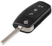 KEYYOU For Ford Focus 2 3 Mondeo Fiesta C Max S Max Galaxy Fob 3 Buttons Modified Flip Folding Remote Control Car Key Shell Case