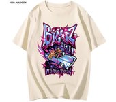 Bratz T Shirts Women Summer Street Oversized T-shirt Harajuku Y2k Tops Men Women Casual Cotton Short Sleeve Tshirt