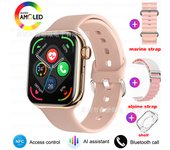 IW 10 reloj inteligente con Bluetooth, asistente de voz, llamada, GPS, trayectoria de movimiento, brújula, bloqueo de contraseña, función NFC