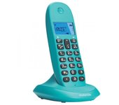 Motorola Teléfono Inalámbrico Turquesa C1001LB+ con Identificador de Llamadas