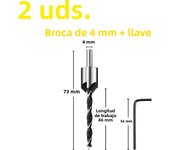 Countersink Drill Bit Set Reamer Woodworking Chamfer Counterbore Pliot Hole Cutter Screw Hole Drill 4/5/6/7/8/10mm HSS Hole Dril
