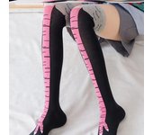 1 Pair Women Knee Length Chicken Leg Socks For Halloween Fun Cartoon Crazy Chicken Leg Sweating Breathable Comfortable Socks