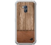 Tumundosmartphone Funda Gel Tpu para Ulefone Armor X2 diseño Madera 09 Dibujos