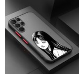 Anime Tomie Kawakami For Samsung A 02 03 13 14 15 22 24 25 32 35  54 55 72 Lite S 5G 4G Frosted Translucent Phone Case