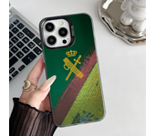 Epc Spanish Guard Civil Emblem Phone Case IMD Phone Case For IPhone 16 15 14 13 12 11 Pro Max Plus Color Silver Cover
