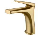 Imex Delos BDD055-1OC grifo monomando lavabo latón acabado oro cepillado