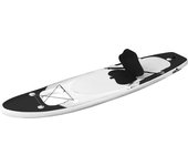 vidaXL Set de Tabla de Paddle Surf Hinchable Marino 300x76x10 cm Piscina Color Azul mar,  Verde,  Negro y mas