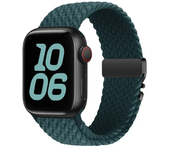 Braided Strap For Apple Watch Band 44mm 40mm 45mm 49mm 41mm 38 buckle Bracelet  iWatch Series se 7 6 8 9 10 Ultra2 Magnetic Band