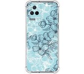 Funda Silicona Antigolpes para Xiaomi Poco F4 5G diseño Flores 03 Dibujos