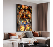 Tengen Toppa Gurren-Lagann Movie Sticky Posters Vintage Room Home Bar Cafe Decor Vintage Decorative Painting
