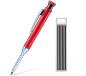 2pcs/set 2.8mm Carpenter Mechanical Pencil with Sharpener for Woodworking Construction Long Head Carpenter Pencil Stationery