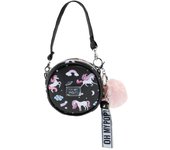 Oh My Pop Unicorn Bolso Redondo Pequeño, Negro