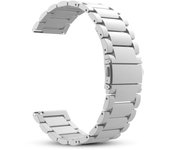 Correa de Acero Inoxidable + Ajustador para Samsung Galaxy Watch 3 Watch 5 4 Classic 42mm 46mm Active Gear S3 Frontier Accesorios para Smart Devices