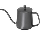 Cafetera de 350 ml de acero inoxidable de grado alimenticio con cuello de cisne de boca larga para cocina casera
