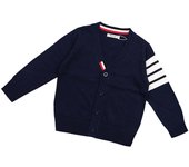 Cárdigan de Punto para Bebés y Niños 0-5 Años - Suéter Infantil con Cuello en V - Abrigo Liguero de Otoño e Invierno - Ropa Cómoda y Suave para Niña/Niño - Material Transpirable - Ideal para Días Fríos - Disponible en Varios Colores (Gris, Azul)