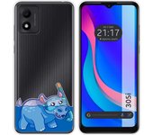 Funda Silicona Transparente para TCL 305i diseño Hipo Dibujos