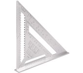 Escuadra de Carpintero de 300 mm - Escuadra de Carpintero de Aluminio de alta calidad - Escuadra de Tope, transportador, herramienta de trazado-Para trazar y dibujar con precisión