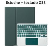 For Samsung Galaxy Tab A9 Plus 11 inch Case, Keyboard Case for Samsung Galaxy Tab A9+ 11 inch SM-X210/X216/X218