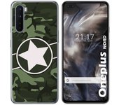 Tumundosmartphone Funda Gel Tpu para OnePlus Nord diseño Camuflaje 01 Dibujos