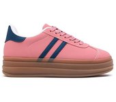 Zapatillas deportivas retro informales de suela gruesa para mujer