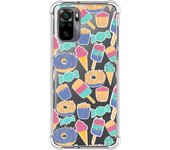 Tumundosmartphone Funda Silicona Antigolpes para Xiaomi Redmi Note 10 / 10S diseño Dulces 02 Dibujos