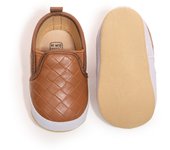 KIDSUN New Baby Casual Shoes PU Anti-slip Soft Baby Boy Girl Sneakers Newborns First Walker Infant Toddler Shoes 3-colors