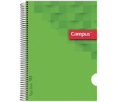 Campus Bloc A4 Espiral Tapa Polipropileno Cuadrícula 4x4 mm Pack 6 unidades