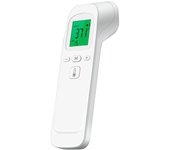 Thermometre Frontal, Thermomètre Médical Digital Sans Contact, Mesure Infrarouge Précise, Écran LCD, Convient Aux Nourrissons, Aux Enfants et Aux Adultes