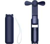 Mini Ventilador Portátil de 2000mAh: Enfriador Silencioso y Plegable con USB Recargable y Banco de Energía, Ideal para Oficina y Hogar