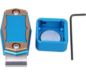 Mini caja de tiza de billar magnética portátil, soporte para tiza de taco con clip de fijación, accesorios deportivos para billar