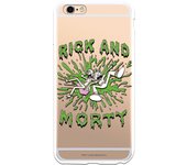 Funda original compatible con iPhone 6 Plus o 6S Plus con un diseño de Rick y Morty Logo Acid