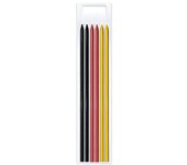 Solid Carpenter Pencil Set Woodworking Mechanical Pencil 3 Colors Refill Construction Marking Tool for Carpenter Scriber Arch