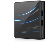 Android TV Box 10.0【4G+64G】, D1 Pro TV Box RK3318 Quad-Core 64bit WiFi-Dual 5G/2.4G+100M BT 4.0, USB 3.0 Smart TV Box 4K*2K UDR H.265