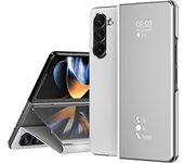 Flip Mirror Case for Samsung Galaxy Z Fold 6 5 4 3 2 1 Protective Cover Smart View Kickstand Shell Capa
