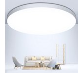 Lámpara de techo LED, lámpara de Techo de 24 W, 2000 LM, 6500 K, Techo de baño, IP44, diámetro de 28 cm, aplicable a baño, dormitorio, sala de estar, Balcón