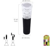 SANCO STORE - ORYX Tapon De Vacio Para Vino Bomba Incluida Dentro Del Tapon 1 Pieza