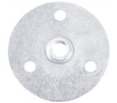 PLACA METAL RED d46 ROSCA M10 ZINCADO P/PATA