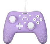 Konix Geek Star Amethyst Mando/gamepad Usb - Nintendo Switch y PC - 13 Botones - Agarres Antideslizantes - Cable de 3m - Practicidad y Facilidad de Uso